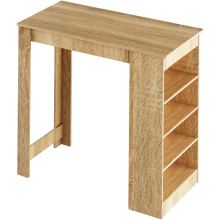 Barový stůl, dub sonoma, 117x57 cm, Austen