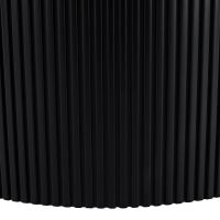 Konferenční stolek MAHIR TYP 2, průměr 80 cm, dýhovaná MDF černá (7)