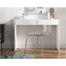 Toaletní stolek / psací stůl, bílá, VIOLET