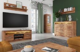 Vitrína INDIANAPOLIS I-4 jasan světlý (7)