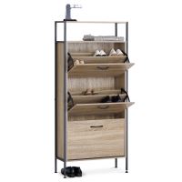 Botník, mdf, hnědá, ABO-G1009 OAK (3)