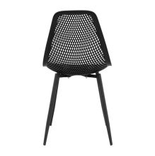 Jídelní židle TEGRA TYP 2 plast a kov černý
