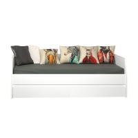 Postel 2S, 90x200 bílá, ERODIN (2)