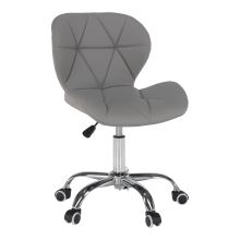 Kancelářská židle ARGUS NEW ekokůže šedá, kov chrom