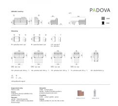 Sedací souprava PADOVA český výrobek