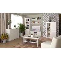 Komoda 3D2S, bílá, ERODIN (3)