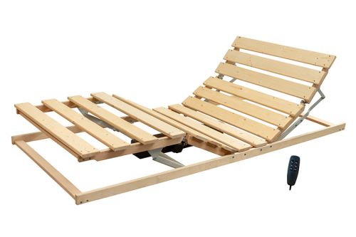 Smrkový laťový rošt v rámu LATT LUX 14 MOTOR polohovací motorový, český výrobek