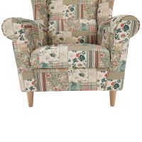 Křeslo ušák CHARLOT látka patchwork Viorica 1 (4)