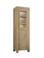 Buková vitrína LINEA W1: dub
