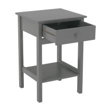 Noční stolek MALISE MDF barva šedá