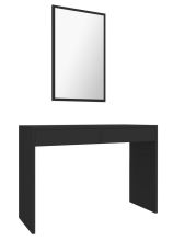 Toaletní stolek ASTRAL 115x40 cm, černá matná
