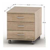 Kontejner, dub sonoma, TEMPO ASISTENT NEW 016 (4)