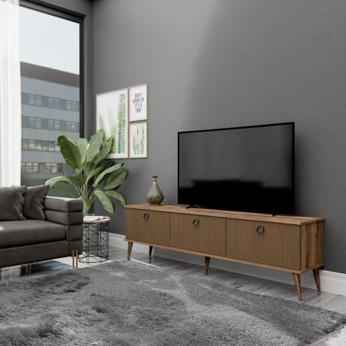TV stolek na nožičkách LEXUS 180 cm, ořech