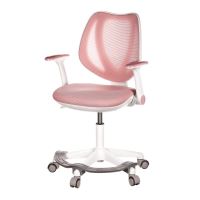 Dětská židle KA-C806 PINK růžová síťovina, bílý plastový kříž, sklopné područky, podpěrka nohou Dětská židle KA-C806 PINK růžová síťovina, bílý plastový kříž, sklopné područky, podpěrka nohou