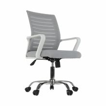 Kancelářská židle, bílá/šedá, CAGE
