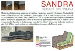 Sedací souprava SANDRA český výrobek