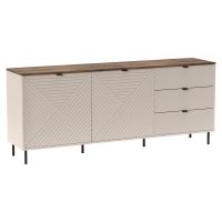 Komoda, kašmír/dub castello, EYCO 2D3S