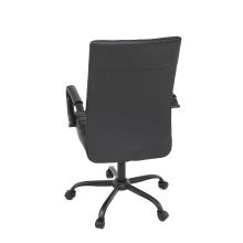 Kancelářská židle KA-V306 BK ekokůže černá, kov černý