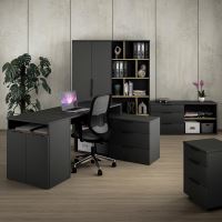 Skříň ADAPO ADP01, š.75 cm, antracit (3)