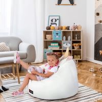 Sedací vak jednorožec INOROG látka bílá (6)