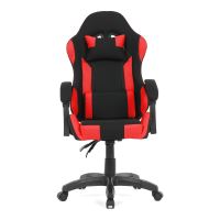 Herní křeslo KA-R209 RED látka černá a červená, plast černý (2)