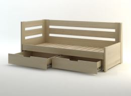 Rozkládací postel FLEXI typ A 80-160x200 cm, český výrobek (2)