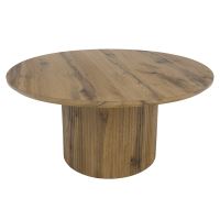 Konferenční stolek MAHIR TYP 2, průměr 80 cm, dýhovaná MDF dub