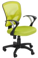Dětská otočná židle ZK23 EBBY látka a síťovina zelená, AKCE