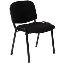 Konferenční kancelářská židle ZK17 JEFF, kov černý lak, látka dle výběru