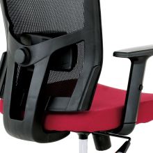 Kancelářská židle KA-B1012 BOR látka bordó/síťovina černá