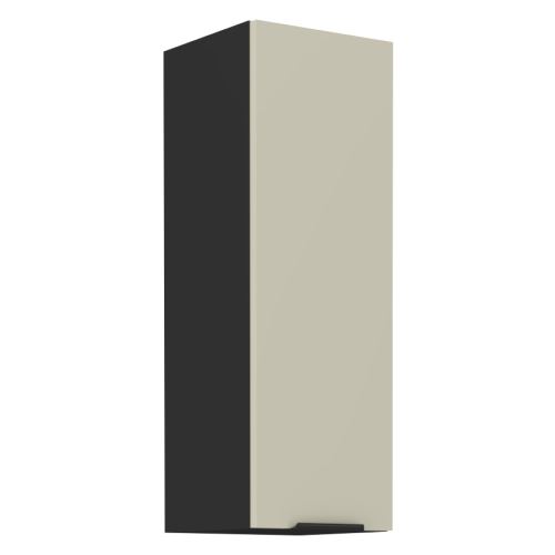 Horní skříňka, kašmír/černá, ARAKA 30 G-90 1F