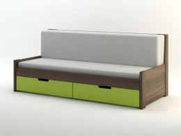 Rozkládací postel FLEXI typ B 90-180x200 cm, český výrobek