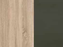 Kuchyně MARKERA 200 cm, dub sonoma a antracit (1)
