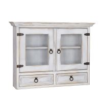 Rustikální lavice POPRAD WHITE SIL14A 150 cm:antická bílá (4)