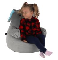 Sedací vak BABY TYP 2 látka šedá
