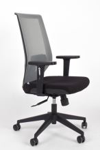 Kancelářská židle IRIS ZK09 látka černá a síťovina dle výběru
