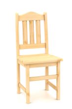 Jídelní židle B161 Miluše celodřevěná, masiv borovice, VÝPRODEJ