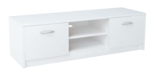 TV stolek MARK 027, rozměr 120x41 cm, lamino matná bílá