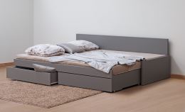 Rozkládací postel TANDEM JORA lamino 80-160x200 cm, český výrobek
