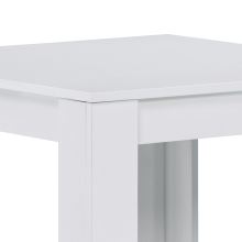 Jídelní stůl AT-B080 WT1, 80x80 cm, MDF lamino bílý mat