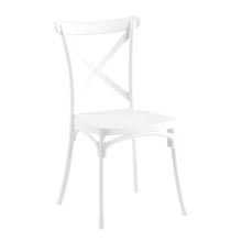Stohovatelná židle SAVITA plast bílý