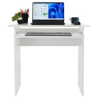 PC stůl, bílá, VERNER NEW (3)