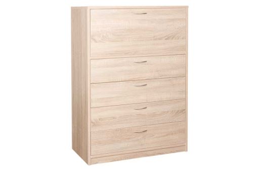Komoda 4-zásuvková s barem C528 Office 80x40 cm, český výrobek