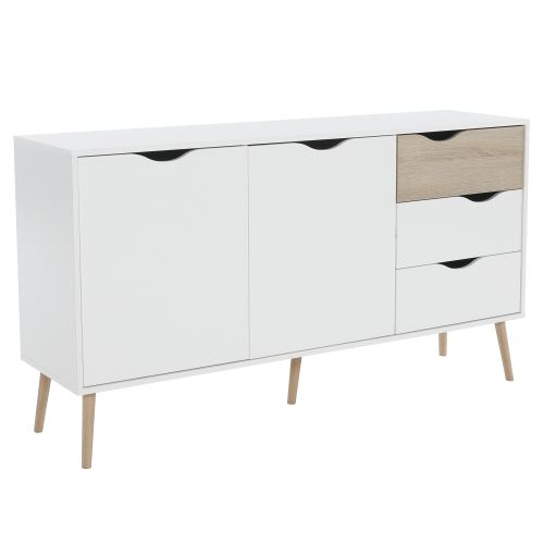 Komoda OSLO 75381 dub sonoma a bílá