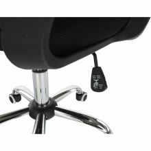 Kancelářská židle APOLO síťovina zelená, látka černá, plast černý, kov chrom