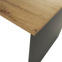Psací stůl, grafit / dub artisan, RIOMA NEW TYP 16