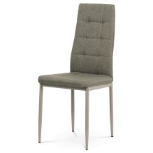 Jídelní židle DCL-397 CRM2 látka krémová, kov cappuccino mat