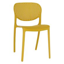 Stohovatelná plastová židle FEDRA NEW žlutá