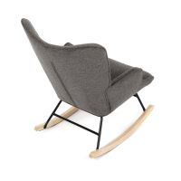 Houpací křeslo AK-373 GREY2 látka šedá (8)