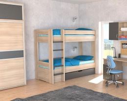 Patrová postel palanda ELPAL 90x200 cm, lamino, český výrobek